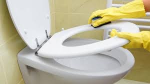 Intense bathroom cleaning
