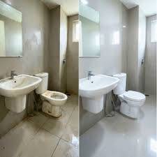 Move-in bathroom cleaning