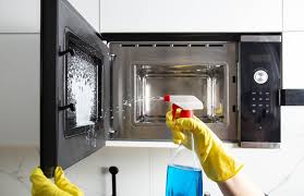 Microwave cleaning
