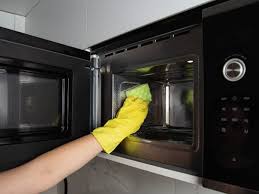 Microwave cleaning