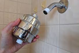 Shower filter installation