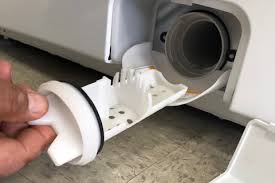 Washing machine filter installation