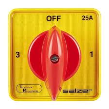 3-phase changeover switch installation