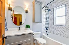 Classic bathroom cleaning